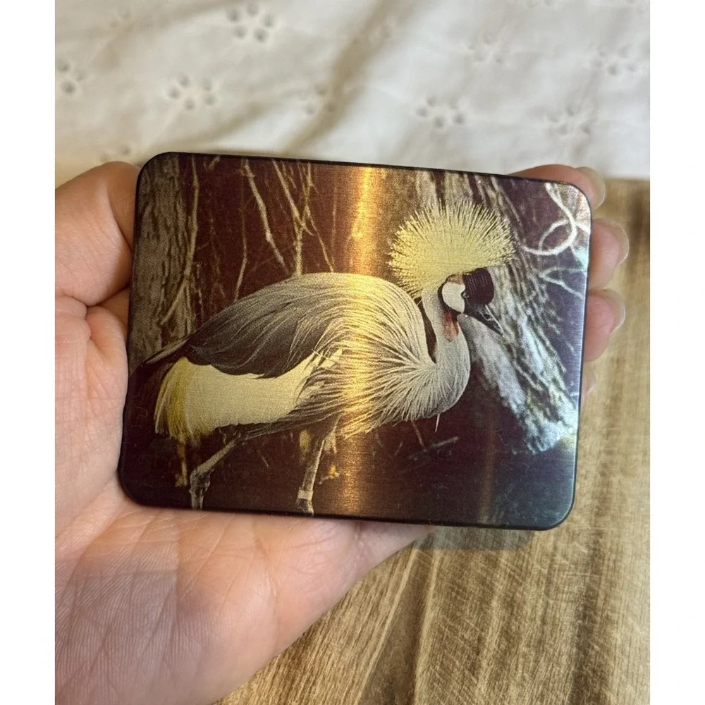 Vintage Crane Bird Belt Buckle Wildlife Animal Art‎ Metal Buckle